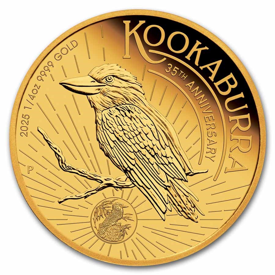 2025-P Australia 1/4 oz Gold Kookaburra Proof