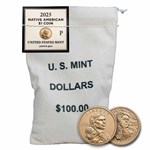 2025-P Native American $1 - Mary Kawena Pukui BU (100-Coin Bag)