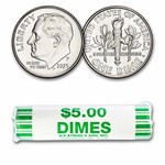 2025-P Roosevelt Dime 50-Coin Roll BU