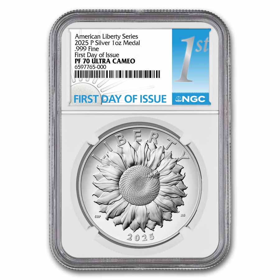 Buy 2025-P Silver American Liberty Medal PF-70 NGC (FDI) | APMEX