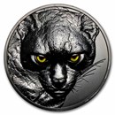 2025 Palau 1 kilo Silver Hunters by Night: Ocelot