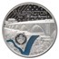 2025 Palau 3 oz Ag Tiffany Art Metropolis Washington PF-70 NGC FR