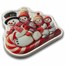 2025 PAMP 1 oz Silver Shaped & Colorized Snowman Sleigh Ride