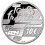 2025 Proof Silver €10 Tour de France w/ Box & COA