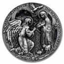 2025 Rep. of Cameroon 2 oz Silver The Annunciation (w/ Box & COA)