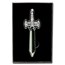 2025 Rep.of Chad 1 oz Silver Excalibur Sword Shaped Coin