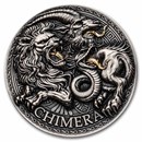 2025 Republic of Cameroon 1 oz Silver Greek Mythology; Chimera