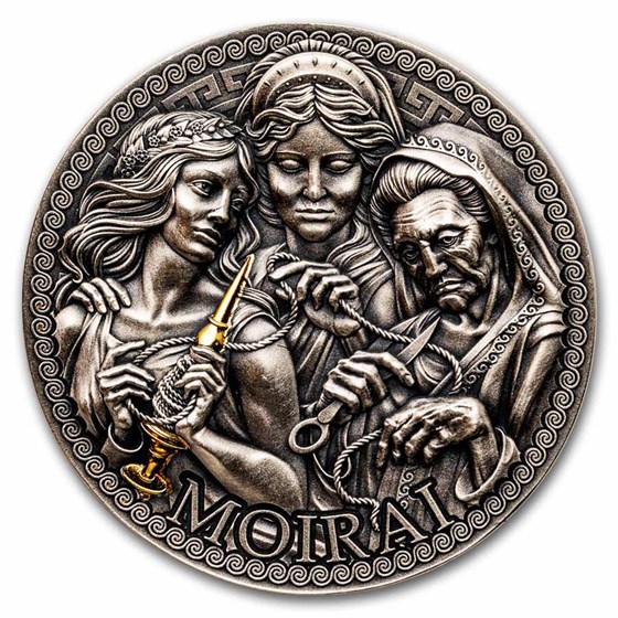 2025 Republic of Cameroon 1 oz Silver Greek Mythology; Moirai 2025 Republic of Cameroon 1 oz Silver Greek Mythology; Moirai