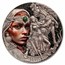 2025 Republic of Cameroon 2 oz Silver Femina Bellator; Celtic