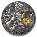 2025 Republic of Cameroon 2 oz Silver Greek Mythology; Apollo