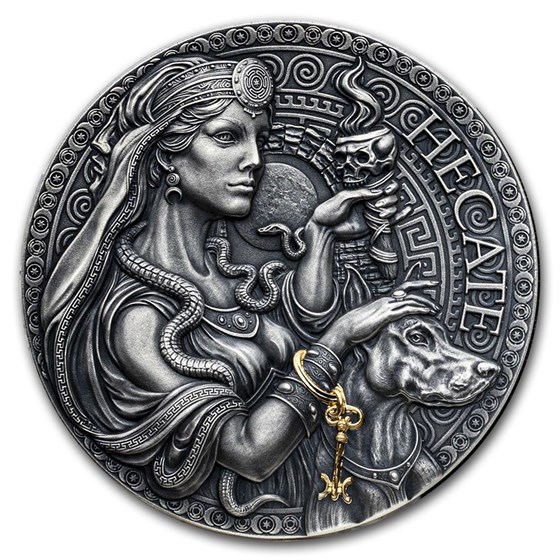 2025 Republic of Cameroon 2 oz Silver Greek Mythology; Hecate 2025 Republic of Cameroon 2 oz Silver Greek Mythology; Hecate