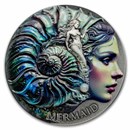 2025 Republic of Cameroon 2 oz Silver Nature Spirits: Mermaid