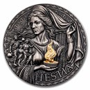 2025 Republic of Cameroon 3 oz Silver Greek Mythology; Hestia