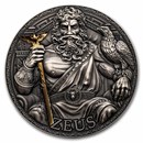 2025 Republic of Cameroon 3 oz Silver Greek Mythology; Zeus