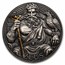2025 Republic of Cameroon 3 oz Silver Greek Mythology; Zeus