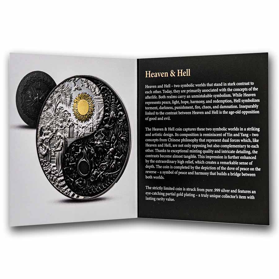 Buy 2025 Cameroon 3 oz Silver Versus: Heaven & Hell | APMEX