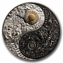 2025 Republic of Cameroon 3 oz Silver Versus: Heaven & Hell