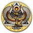 2025 Republic of Cameroon 5 oz Silver Gold Grandeur: Isis