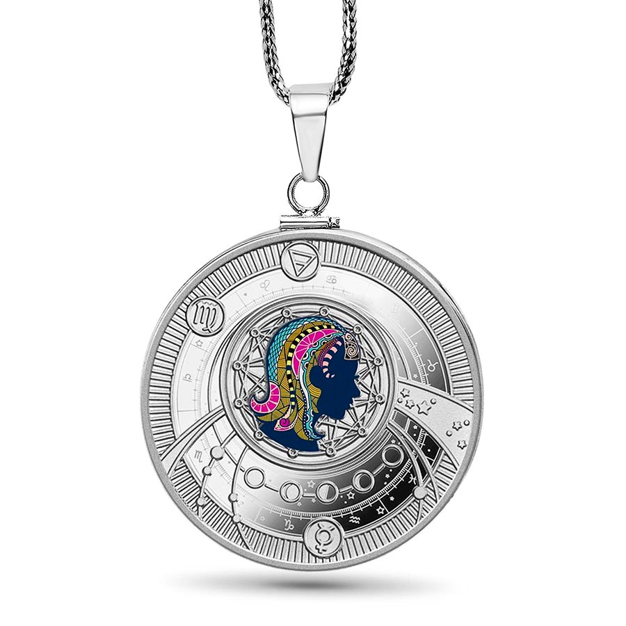 2025 Republic of Cameroon Silver Coin Zodiac: Virgo Pendant