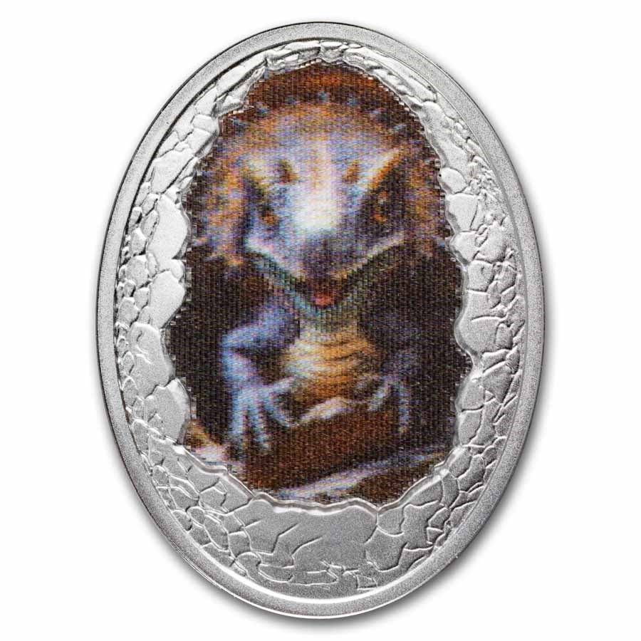 2025 Republic of Cameroon Silver Dinosauria: Triceratops