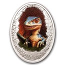 2025 Republic of Cameroon Silver Dinosauria: Velociraptor