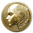 2025 Republic of Chad 1/10 oz Gold AI Prooflike