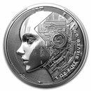 2025 Republic of Chad 1 oz Silver AI Proof-Like