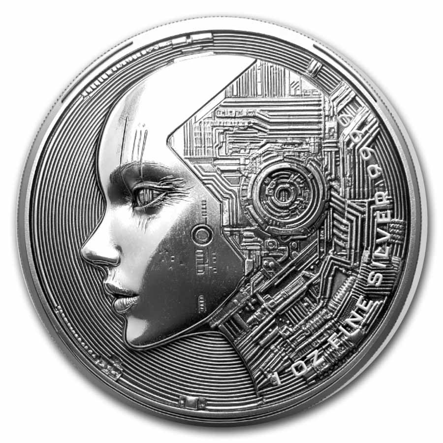 2025 Republic of Chad 1 oz Silver AI Proof-Like