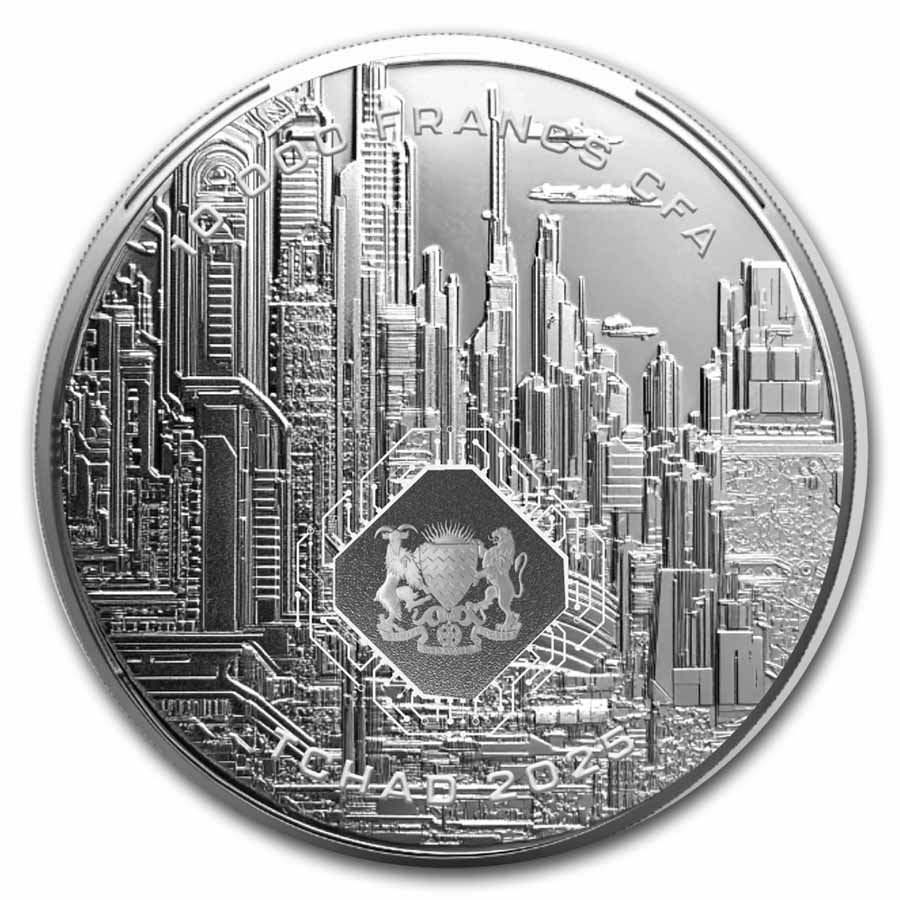 2025 Republic of Chad 1 oz Silver AI