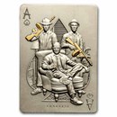 2025 Republic of Chad 2 oz Silver Genovese Crime Family Coin Card