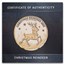 2025 Republic of Congo 1/2 gram Gold Proof Christmas Reindeer