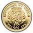 2025 Republic of Congo 1/2 gram Gold Proof Christmas Reindeer
