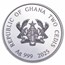 2025 Republic of Ghana 1/2 oz Silver Year of the Snake Proof