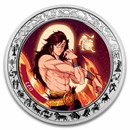 2025 Republic of Ghana 1 oz Silver Anime Zodiac: Leo