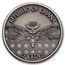 2025 Republic of Ghana 1 oz Silver Antique Memento Mori: Gangster