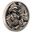 2025 Republic of Ghana 1 oz Silver Antique Memento Mori: Gangster