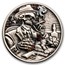 2025 Republic of Ghana 1 oz Silver Antique Memento Mori: Gangster