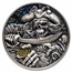 2025 Republic of Ghana 1 oz Silver Antique Memento Mori: Pirate