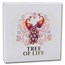 2025 Republic of Ghana 1 oz Silver Autumn Tree of Life -Box & COA