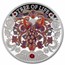 2025 Republic of Ghana 1 oz Silver Autumn Tree of Life -Box & COA