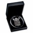 2025 Republic of Ghana 1 oz Silver Shaped Viking Skull (Box/COA)