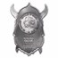 2025 Republic of Ghana 1 oz Silver Shaped Viking Skull (Box/COA)