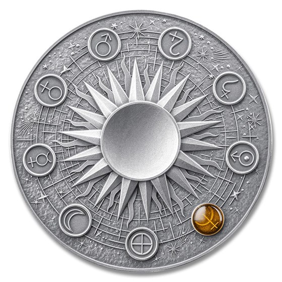 Silver Solar System 2025 Republic of Ghana 2 oz Silver Solar System: Neptune
