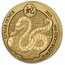 2025 Rwanda 1/12 oz Gold Lunar Year of the Snake BU
