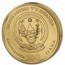 2025 Rwanda 1/12 oz Gold Lunar Year of the Snake BU