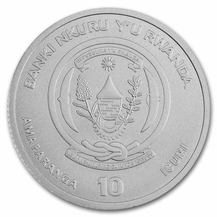 2025ルワンダ「HMS Victory 260周年」ノーティカル1オンス純銀貨 2025 Rwanda 1/12 oz Silver Nautical Ounce 260 Yrs HMS Victory BU
