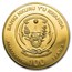 2025 Rwanda 1 oz Gold Lunar Year of the Snake BU