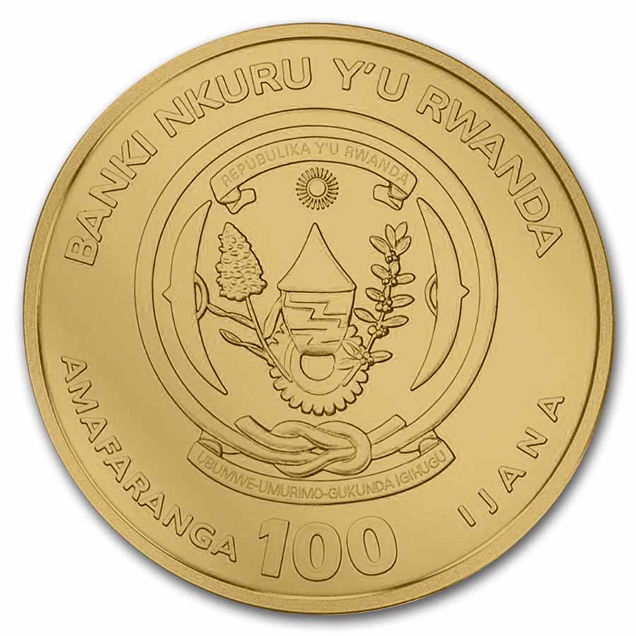 Buy 2025 Rwanda 1 oz Gold Nautical Ounce 260 Years HMS BU | APMEX