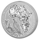 2025 Rwanda 1 oz Silver African Ounce Martial Eagle BU