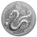 2025 Rwanda 1 oz Silver Lunar Year of the Snake BU